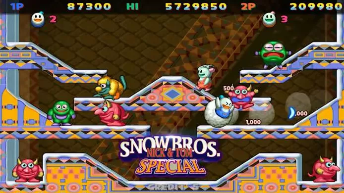 switch游戏《雪人兄弟 SNOW BROS. SPECIAL》中文版下载 v1.1.1补丁+DLC+金手指-switch520
