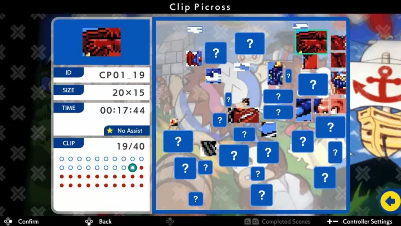 switch游戏《绘图方块S CAPCOM经典特别版 .PICROSS S CAPCOM CLASSICS edition》中文美版nsz下载 v1.0.2-switch520