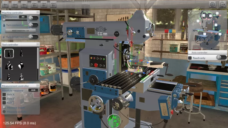 铣削机模拟器/Milling machine simulator-switch520 铣削机模拟器/Milling machine simulator-switch520