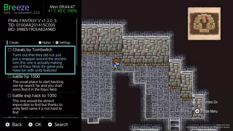 最终幻想 5 金手指 FINAL FANTASY V 1.2.0_5-switch游戏下载社区
