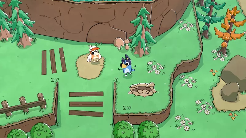 布鲁伊的寻找金色画笔之旅/Bluey's Quest For The Gold Pen-switch游戏下载社区