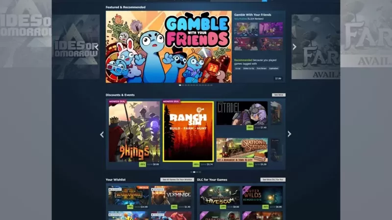 Steam首页大改版正式上线 新增个性化发售日历与愿望清单优惠-switch游戏下载社区